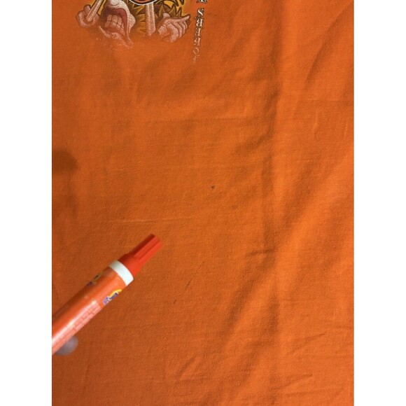 Vintage Harley Davidson 2 Sided Joker Las Vegas Nevada Orange Tee Men’s Size M - Picture 7 of 16